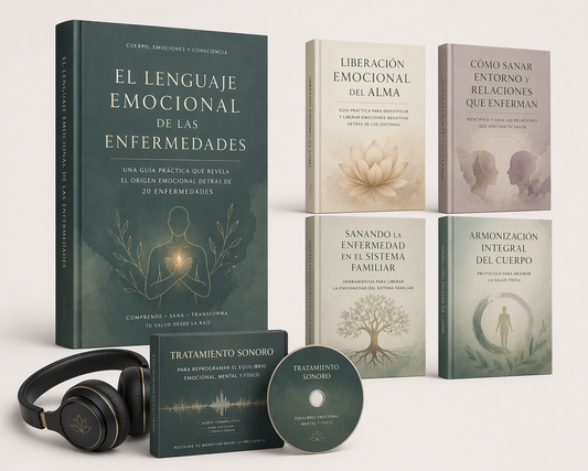EL LENGUAJE EMOCIONAL DE LAS ENFERMEDADES + 5 BONOS + COMPLEMENTO! 🎁